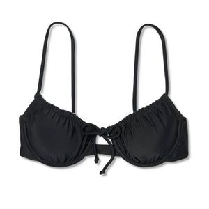 SOLD - black bikini top